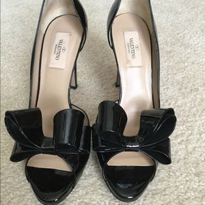 Valentino D’Orsay Bowed Pumps